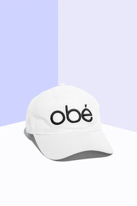 obé black logo hat