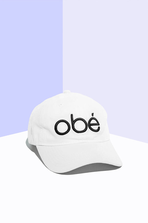 obé black logo hat