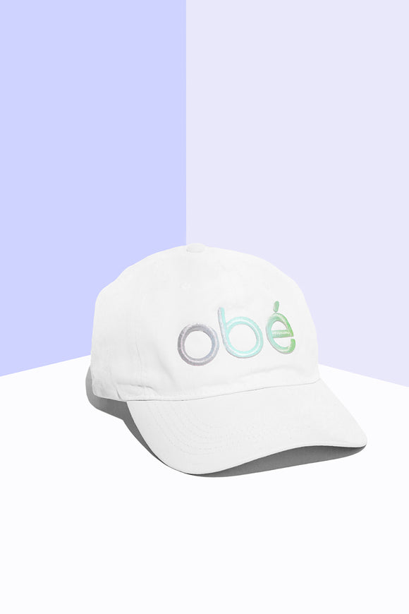 obé gradient logo hat